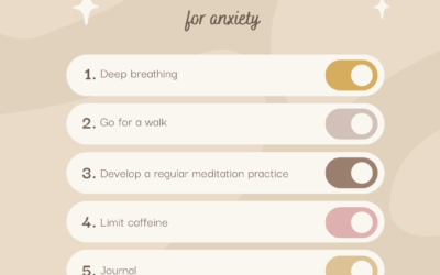 Top 5 Tips for Anxiety